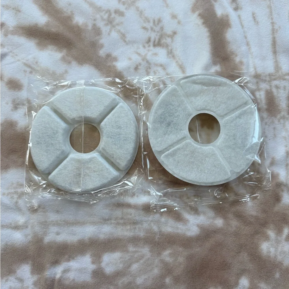 Charcoal Round Pet Fountain Filters - 5